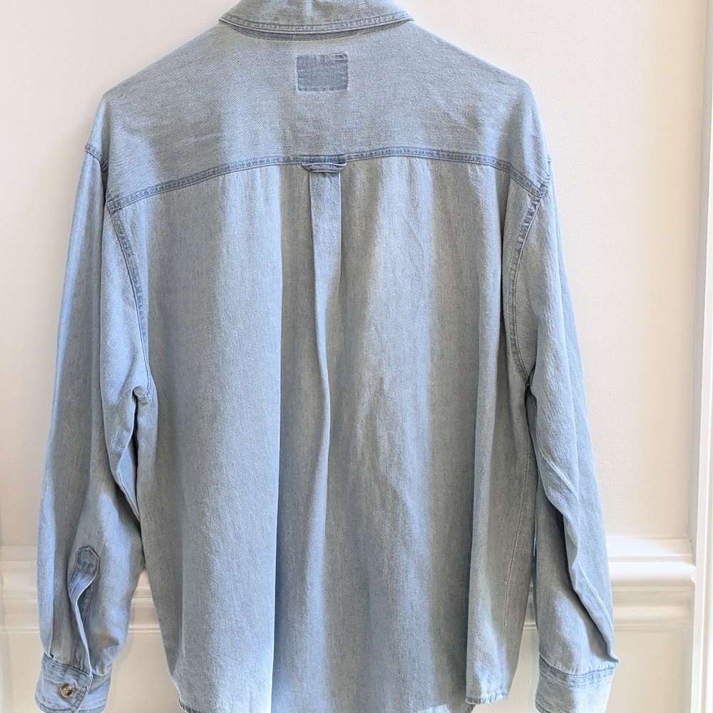 Vintage denim patriotic button down - Picture 7 of 8